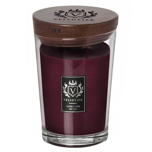 Svíčka Vellutier velká, Alpine Vin Brulé, Alpské svařené víno, 515 g