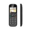Qubo Mobilní telefon , D-1803 BK SEN, seniorský, Bluetooth, 2 SIM, USB-C, vstup pro sluchátka