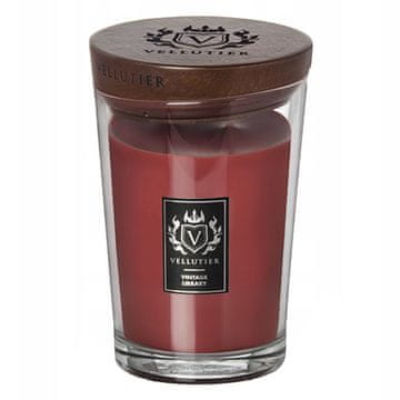 Svíčka Vellutier velká, Vintage Library, Vintage knihovna, 515 g