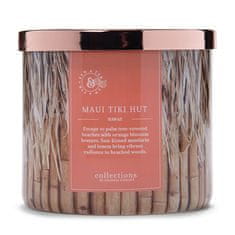 Colonial Candle Svíčka Travel Collection, Maui Tiki Hut, Chata Maui Tiki, 411 g