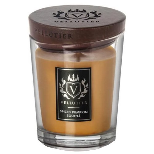 Svíčka Vellutier střední, Spiced Pumpkin Soufflé, Kořeněné dýňové soufflé, 225 g