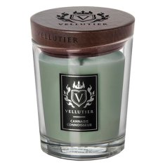 Svíčka Vellutier střední, Cannabis Connoisseur, Znalec konopí, 225 g