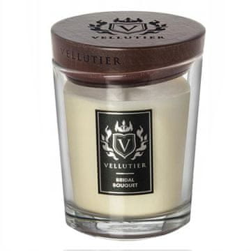 Svíčka Vellutier střední, Bridal Bouquet, Svatební kytice, 225 g
