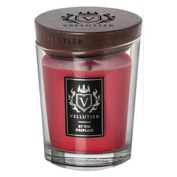 Svíčka Vellutier střední, By the Fireplace, U krbu, 225 g