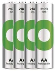 GP ReCyko HR6 (AA) polnilna baterija, 2100 mAh, 4 kosi