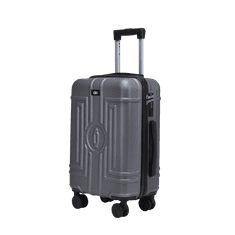 Rowex Casolver TSA kabinski ročni kovček s ključavnico, sivo-črn, 55x38x23 cm (33l)