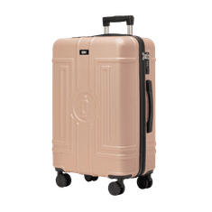 Rowex Srednji univerzalni potovalni kovček s ključavnico TSA Casolver, šampanjec, 66x46x27 cm (63l)