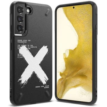 shumee Trpežen ovitek za Galaxy S22+ Onyx Design X črn