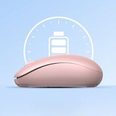 NEW Brezžična računalniška miška USB 2,4 GHz roza