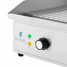 Royal Catering Električni žar, valovita žar plošča 700 x 400 mm 4400 W