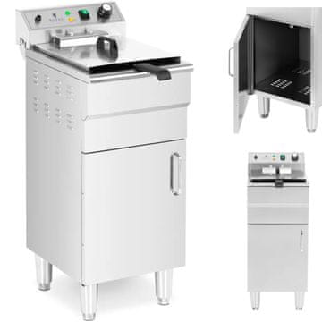 Royal Catering Samostojna električna friteza z omarico, 400 V, 5000 W, 13 l