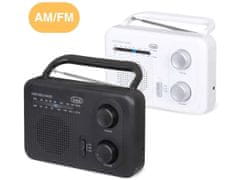 Trevi RA 7F64 radijski sprejemnik, prenosen, FM / AM / AUX, črna