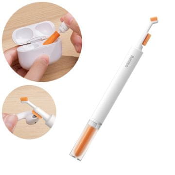 shumee Bela krtača za čiščenje slušalk, tipkovnice, miške, elektronike