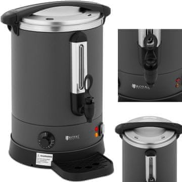 Royal Catering Warnik grelnik vode z dvojno steno in odkapnikom, 13,5 l, 2500 W, siv