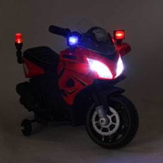 NEW Otroško kolo na baterije s svetlečim petelinjim usnjem