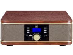 TT 1042 BT gramofon / radijski sprejemnik, rjava-srebrna