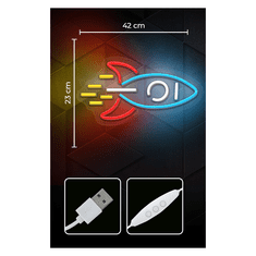 Neolia Neon LED luč - Raketa