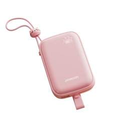 Joyroom Powerbank Cutie Series 22,5 W 20000 mAh s stojalom USB-A USB-C iPhone roza