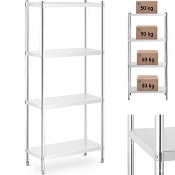 shumee Kovinski gostinski skladiščni regal do 200 kg 80 x 40 x 180 cm