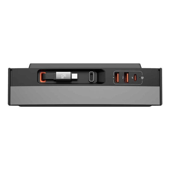 shumee Vtičnice za polnjenje telefona Tesla Model 3 / Y T-Space Series USB HUB USB-C - črne
