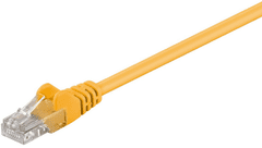 Goobay UTP povezovalni kabel, CAT 5e U/UTP, LAN, 2m, rumen (68356)