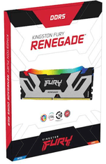 Kingston Fury Renegade RGB pomnilnik (RAM), DDR5, 32GB, 6400, XMP, CL32, DIMM (KF564C32RSA-32)