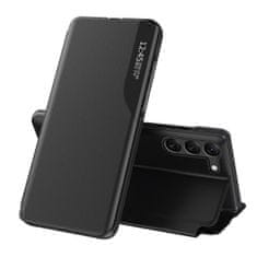 HURTEL Etui pokrowiec do Samsung S24+ z klapką i podstawką Eco Leather View Case czarne