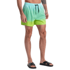 OMBRE Moške plavalne hlače V19 OM-SRBS-0125 svetlo turkizna MDN124943 S