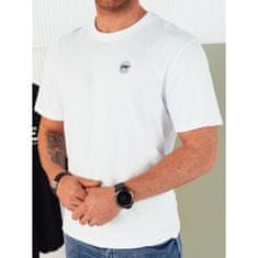 Dstreet Moška majica s potiskom bela rx5442 M