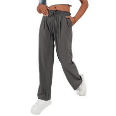 Dstreet Ženske hlače EUFRAZ sive barve uy2053 M-L