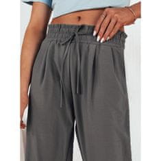 Dstreet Ženske hlače EUFRAZ sive barve uy2053 M-L