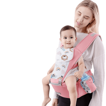 Tavalax Večnamenska ergonomska nosilka (0-36 mesecev) Tavalax roza