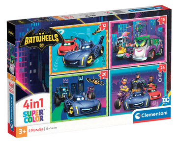 Clementoni 4v1 sestavljanka, Batwheels (21529)