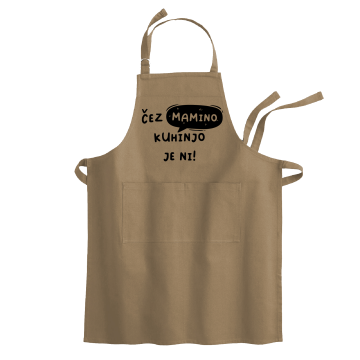 Cyber print shop Predpasnik s potiskom Cez mamino kuhinjo je ni