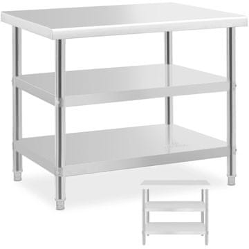 shumee Miza, osrednji delovni pult, 2 polici, 100 x 70 cm