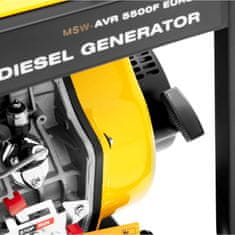 NEW Dizelski generator 12,5 l 240/400 V 5500 W AVR