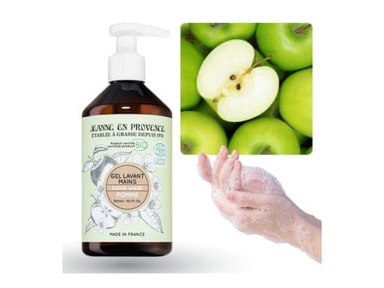 Jeanne En Provence Jeanne en Provence Apple - Čistilno tekoče milo za roke z vonjem jabolka 300ml