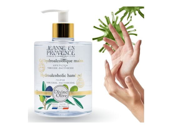 Jeanne En Provence Jeanne en Provence - Divine Olive Hidroalkoholni gel za dezinfekcijo rok 99,9% 500ml
