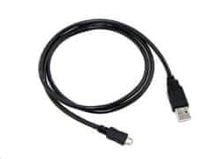C-Tech USB 2.0 AM/Micro kabel, 1 m, črn