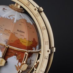 Robotime Rokr Shining 3D lesena sestavljanka Globus 180 kosov