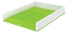 Leitz Dvobarvna škatla za shranjevanje WOW, bela/zelena
