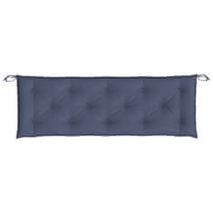 Vidaxl Blazina za vrtno klop mornarsko modra 150x50x7cm oxford tkanina
