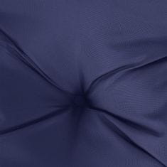 Vidaxl Blazina za vrtno klop mornarsko modra 150x50x7cm oxford tkanina