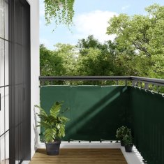 shumee Balkonsko platno zeleno 90x800 cm 100 % poliestrski oxford