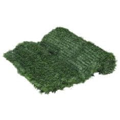 Vidaxl Ograja iz umetne trave zelena 1x10 m