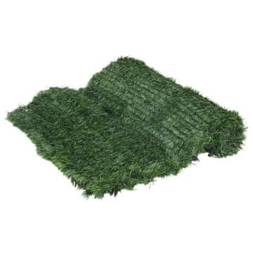Vidaxl Ograja iz umetne trave zelena 1x10 m