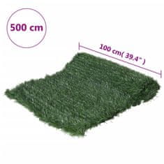 shumee Ograja iz umetne trave zelena 1x5 m