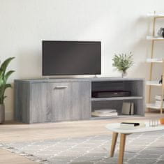 shumee TV omarica siva sonoma 120x34x37 cm iverna plošča