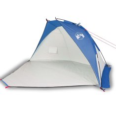 Vidaxl vidaXL Šotor za na plažo, moder, 268 x 223 x 125 cm, 185T poliester