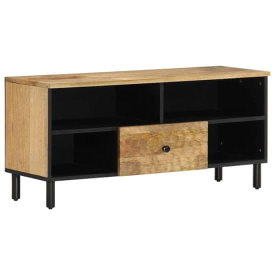 Greatstore TV omarica 100x33x46 cm trden mangov les